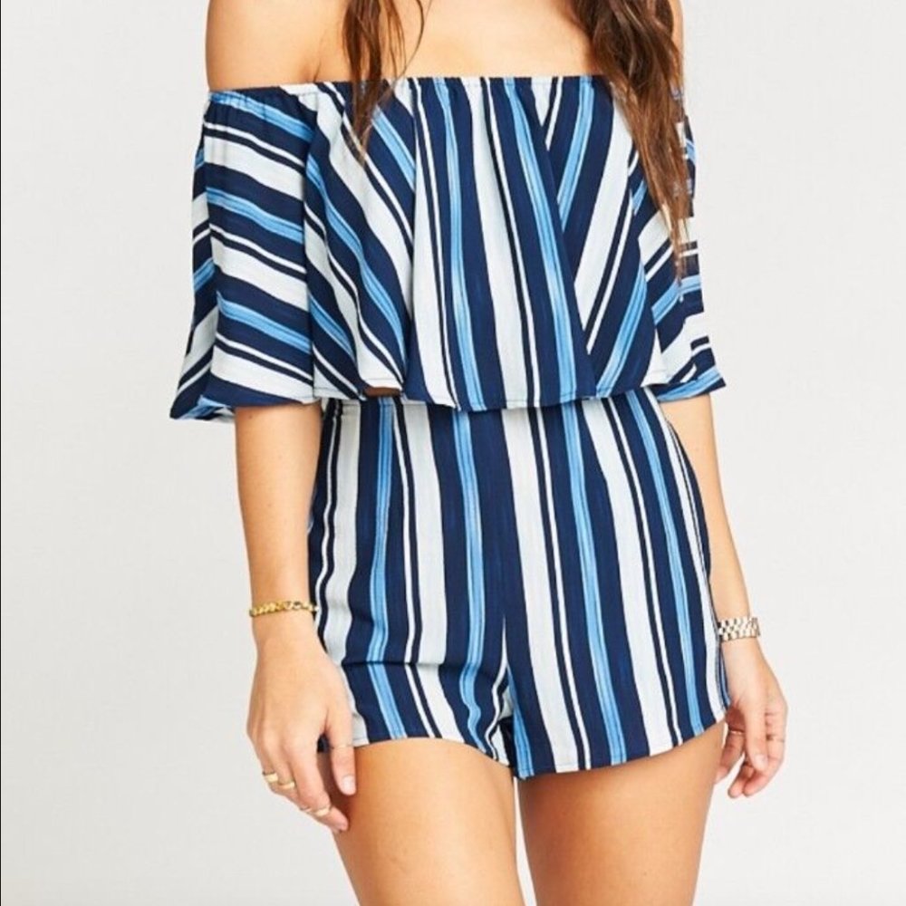 NWT Show Me Your Mumu Striped Sawyer Shorts